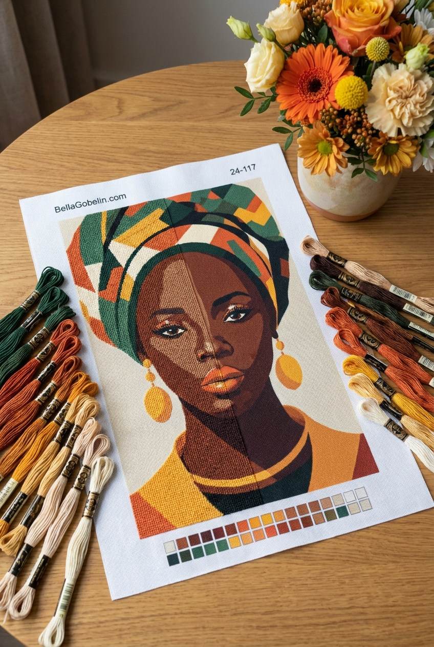 Afrikanische Dame