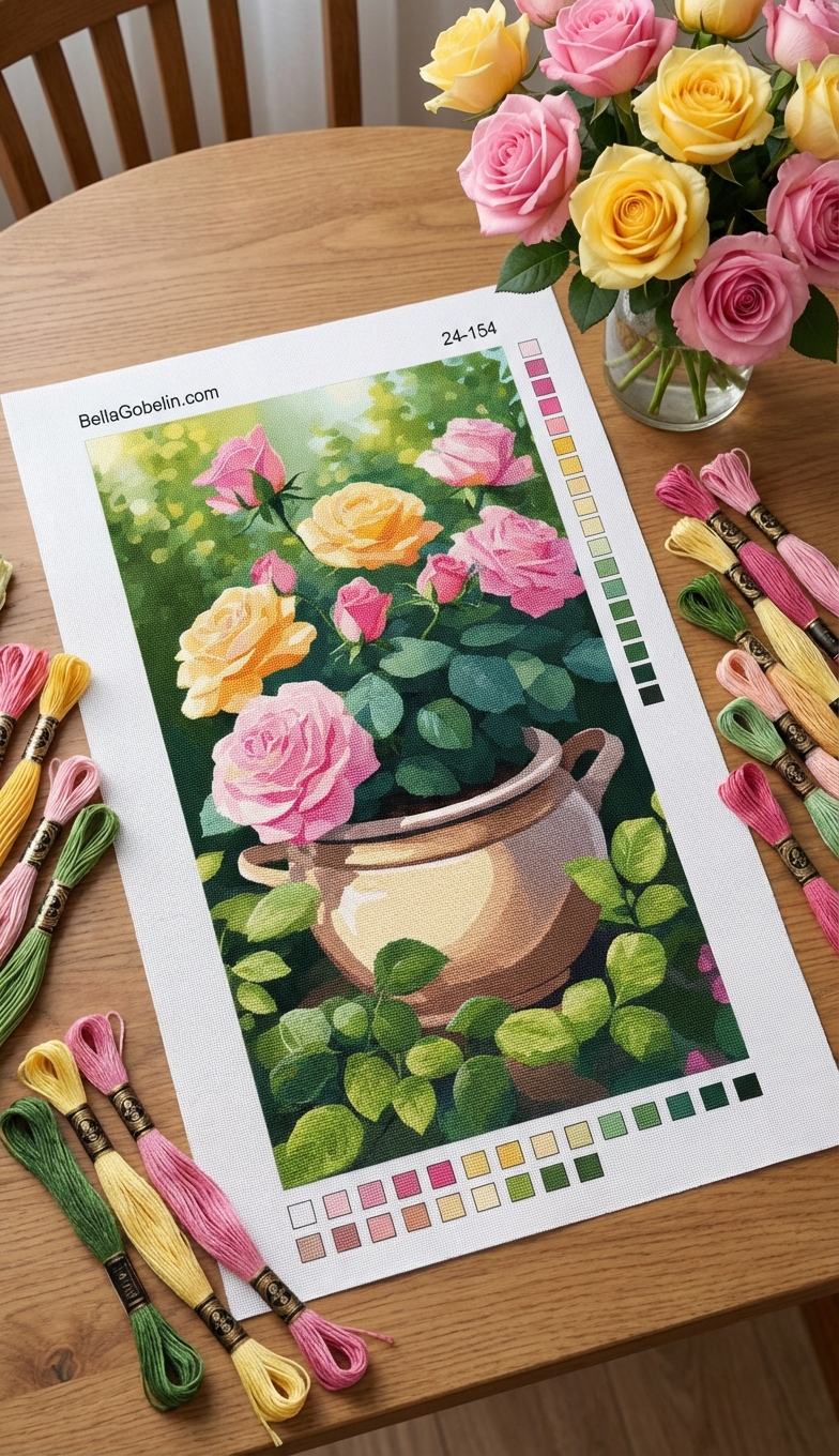 Bunte Rosen