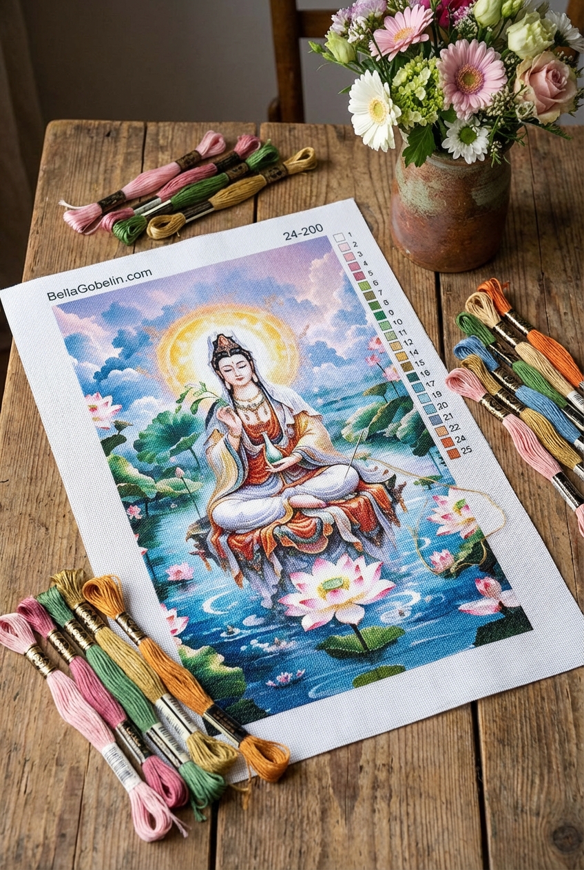 Drolma (Tara) ist die Göttin des Mitgefühls und des Schutzes.