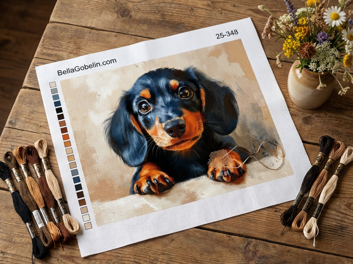 Dackel Porträt, Dackel Hund