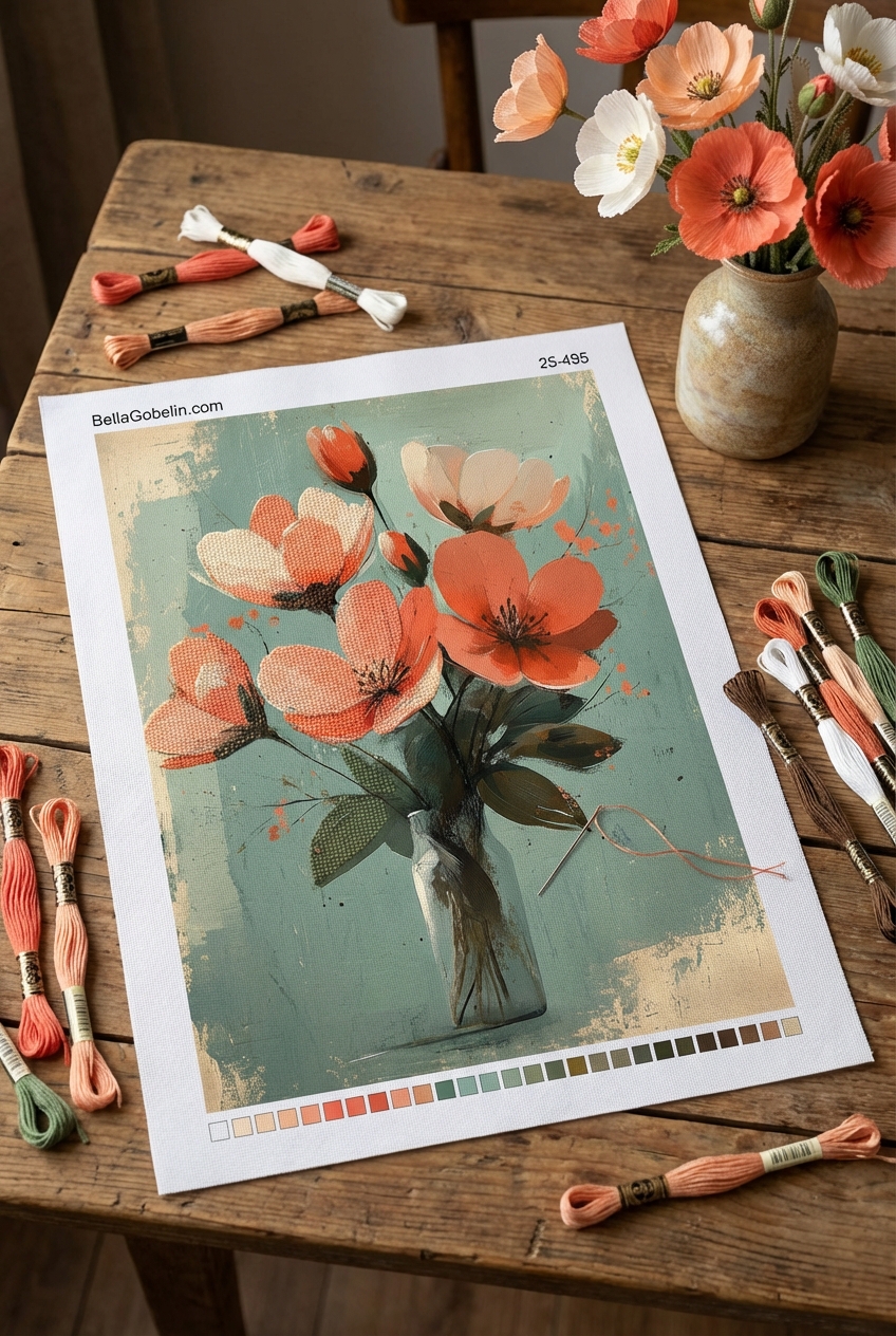 Blumen im Vase
