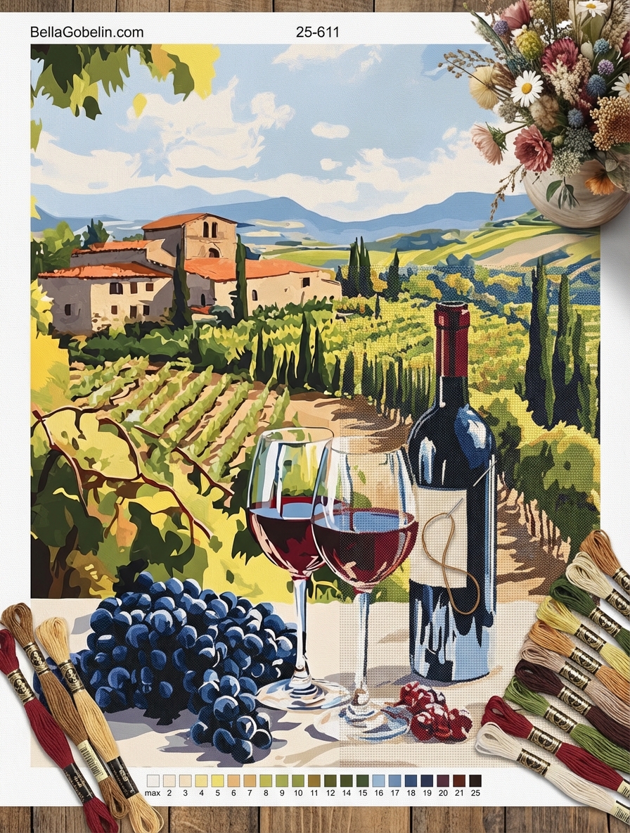 Romantisches Toskana, Chianti, Wein