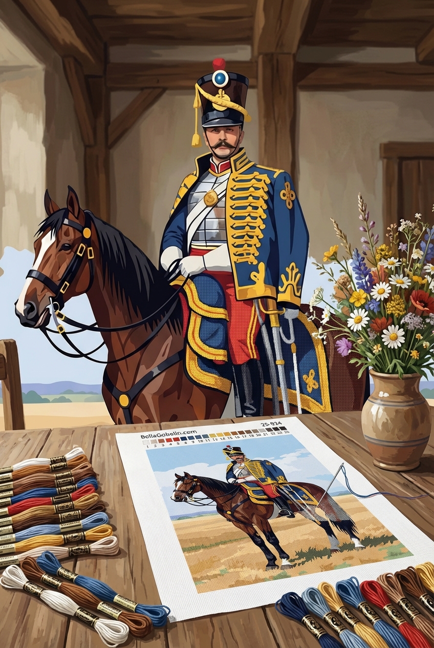 Reiter-Huszaren-Porträt