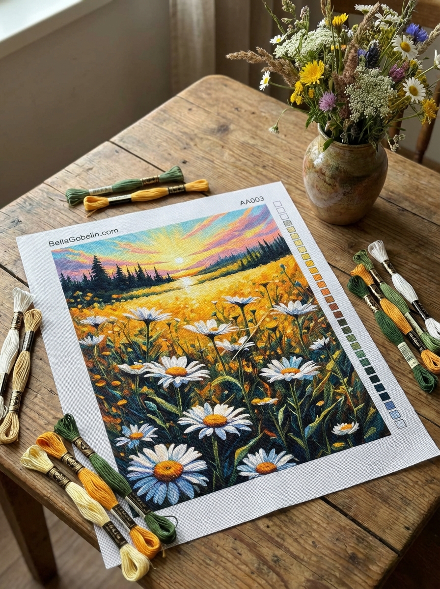 Frühling Sunset