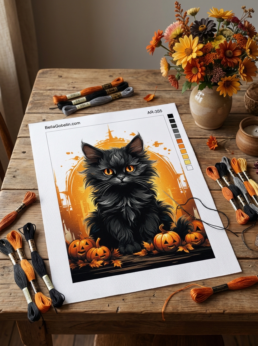 Schwarze Katze