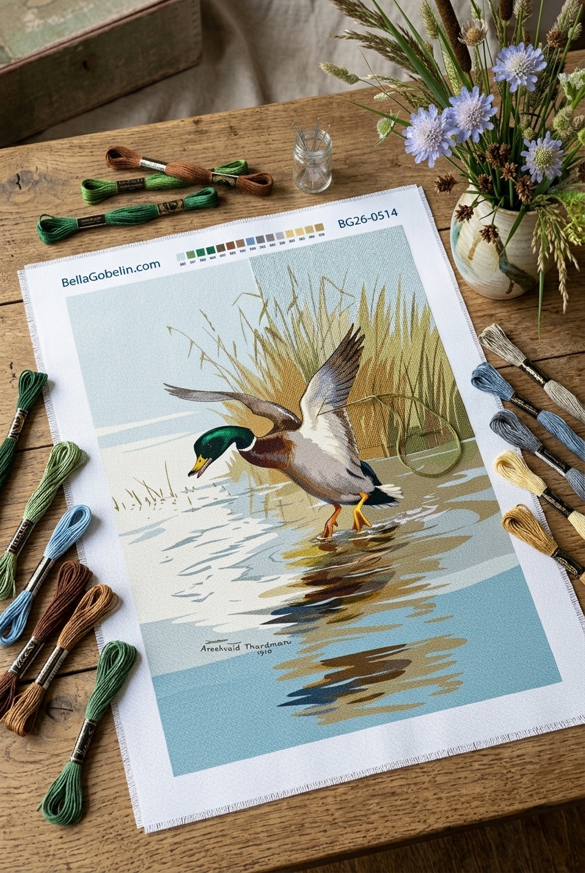 Stockente auf dem Gobelin