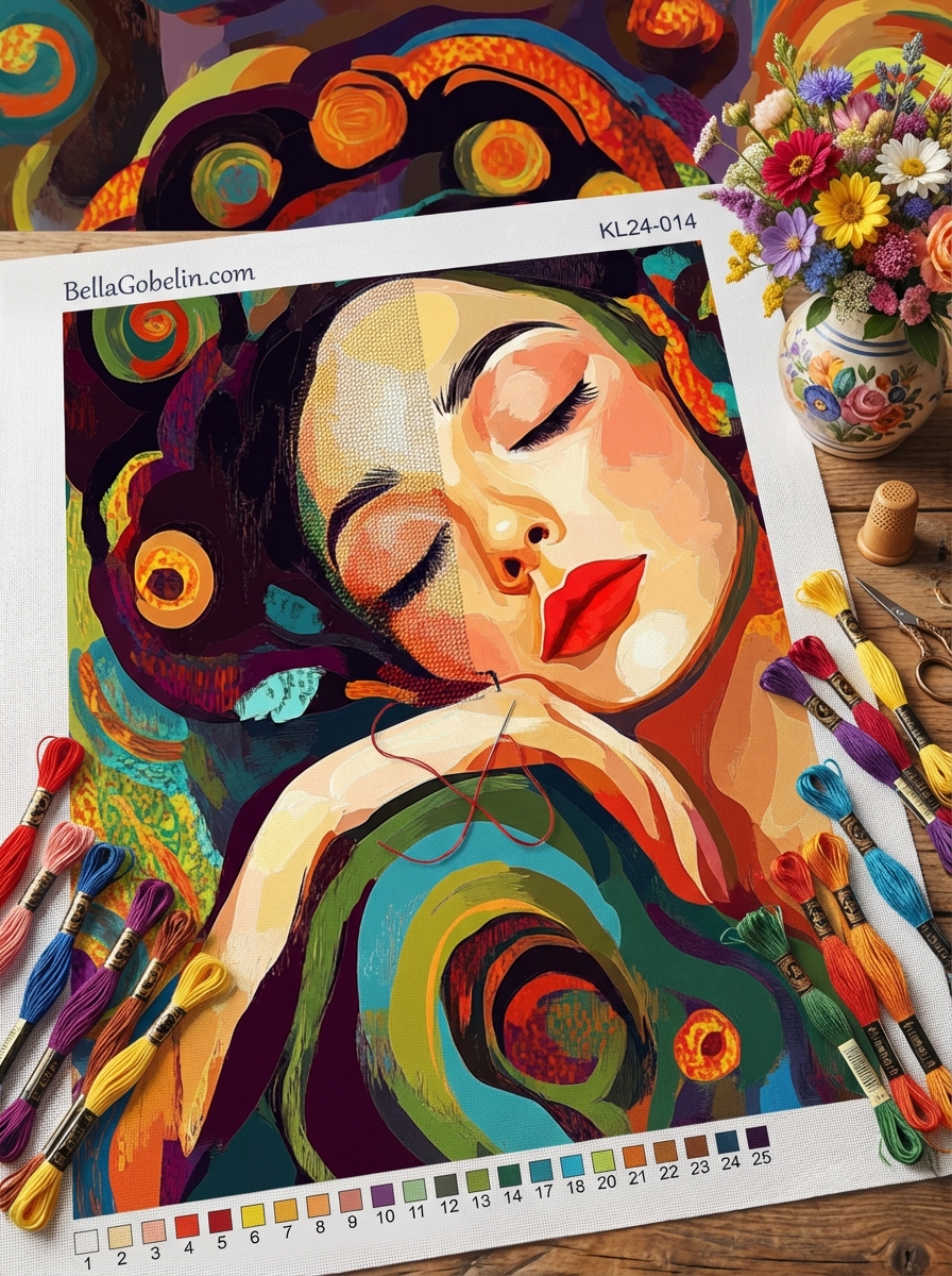 Klimt-Stil: Ruhe