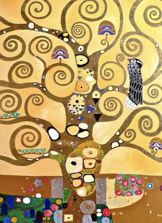 Klimt stílusú kép