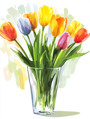 Tulpenstrauß