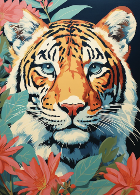 Lauernder Tiger