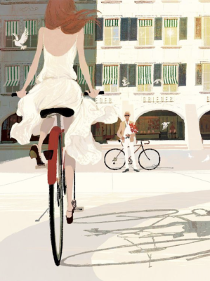 Fahrradfahren in Venedig