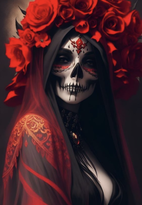 Mexikanisches Halloween-Thema