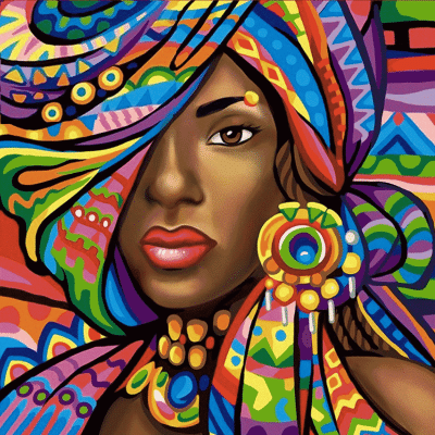 Afrikanische Farben