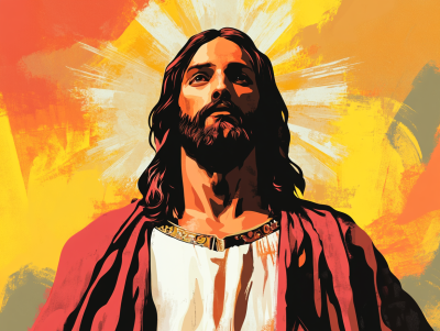 Jesus in moderner Darstellung