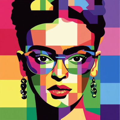 Frida Kahlo modernes Porträt