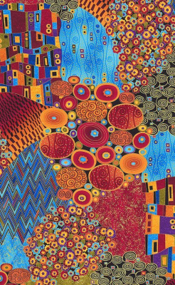 Bild im Stil von Klimt