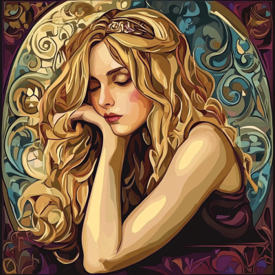 Mucha-Stil: Depression
