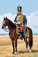 Reiter-Huszaren-Porträt