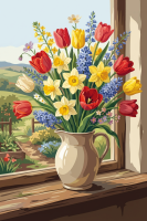 Wundervoller Blumenstrauß