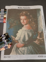 Sissi (Romy Schneider) – Gobelin-Stickerei