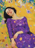 Klimt-Stil: Entspannung