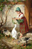 Die Gänsemagd – Antonio Montemezzano Replik